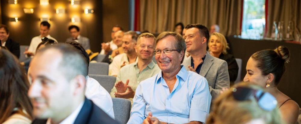 The audience of the Investor Lounge